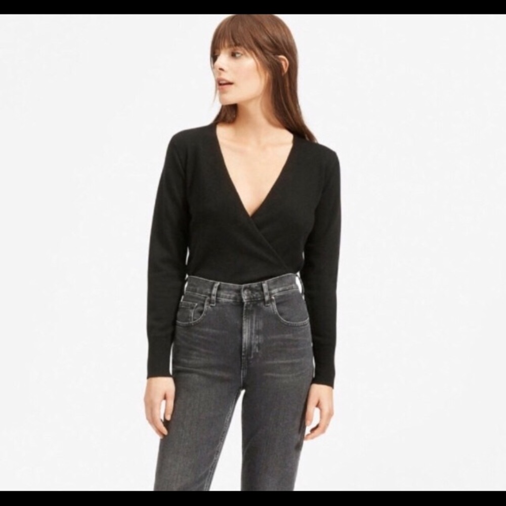 Everlane cashmere v neck sweater